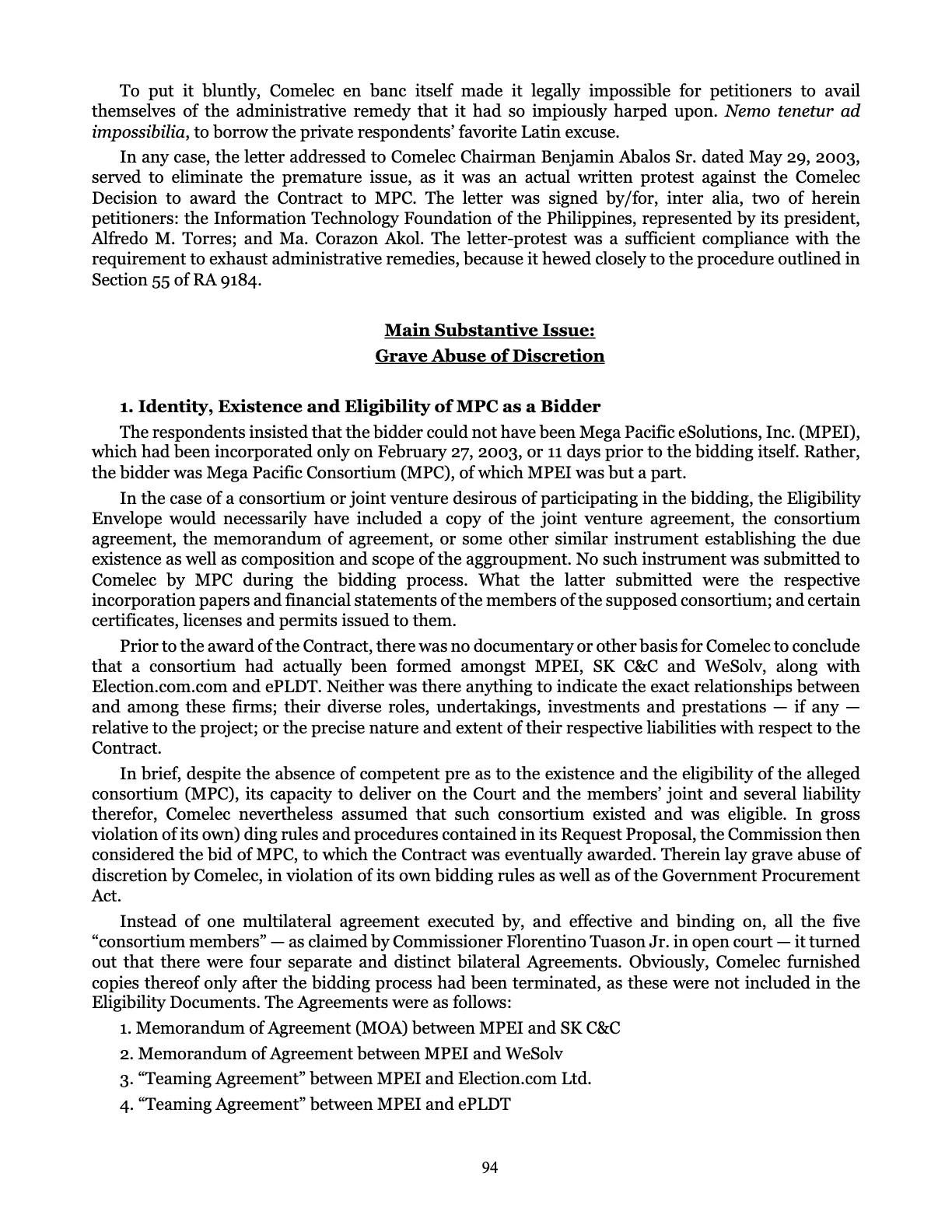 Leveling the Playing Field, page 94