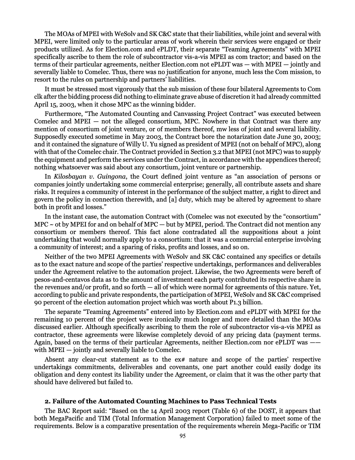 Leveling the Playing Field, page 95