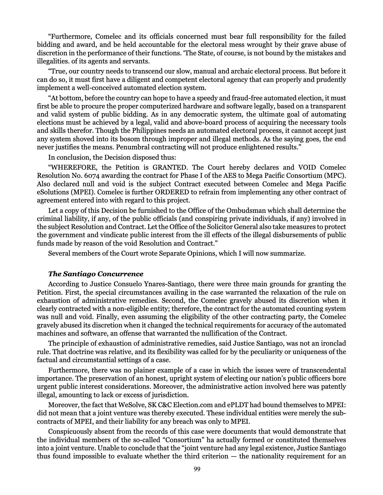Leveling the Playing Field, page 99