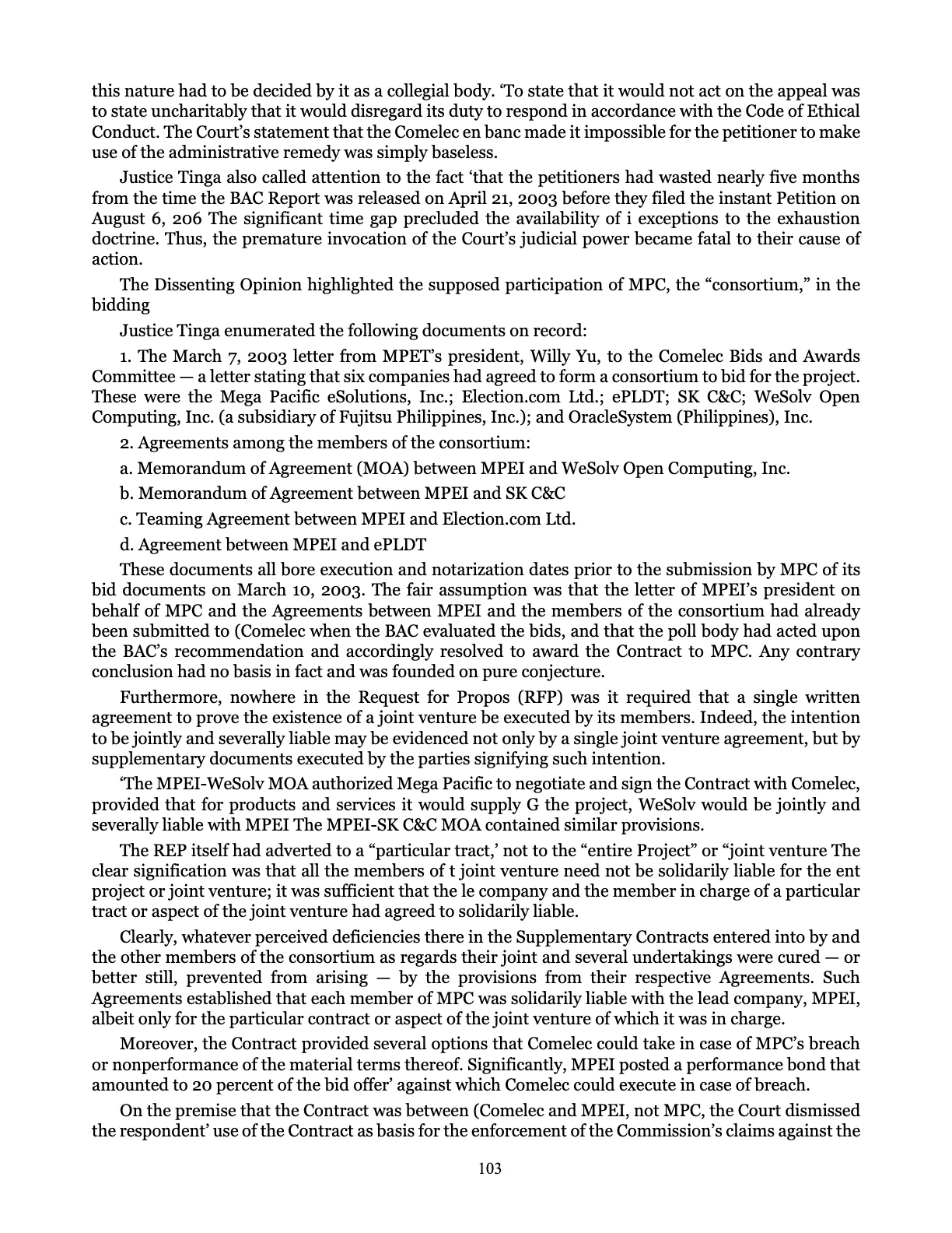 Leveling the Playing Field, page 103