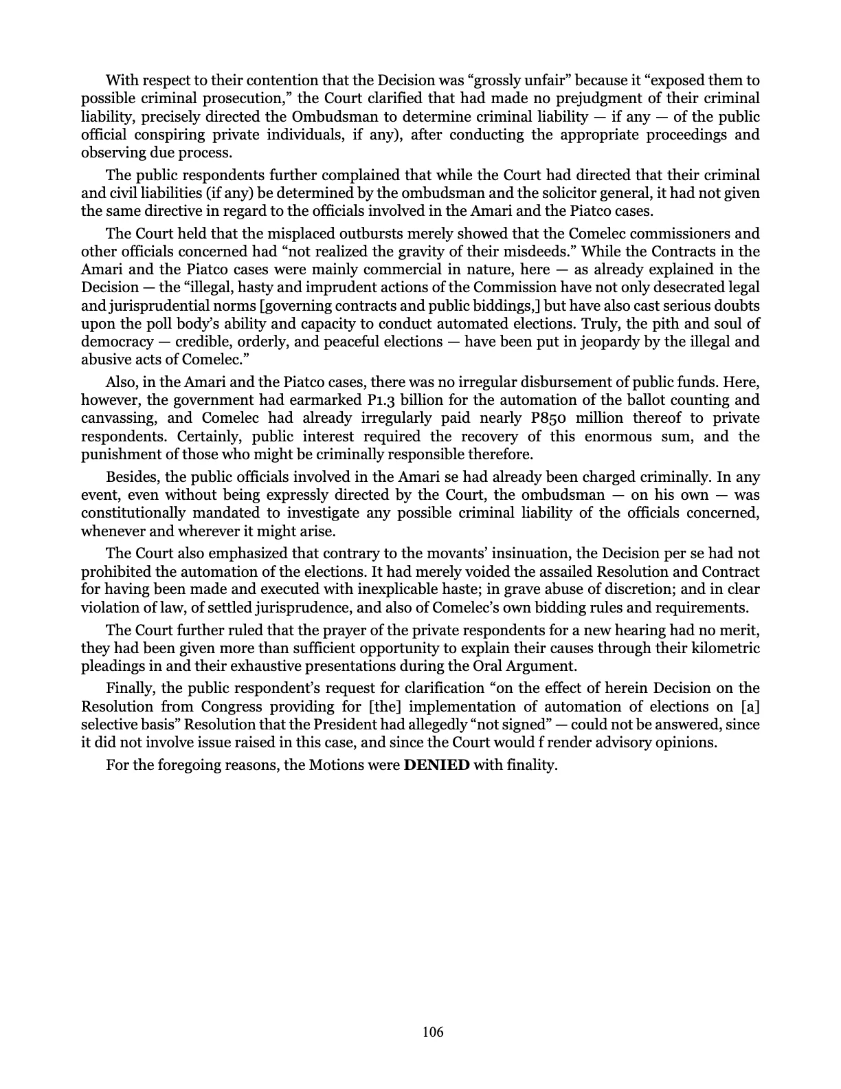 Leveling the Playing Field, page 106