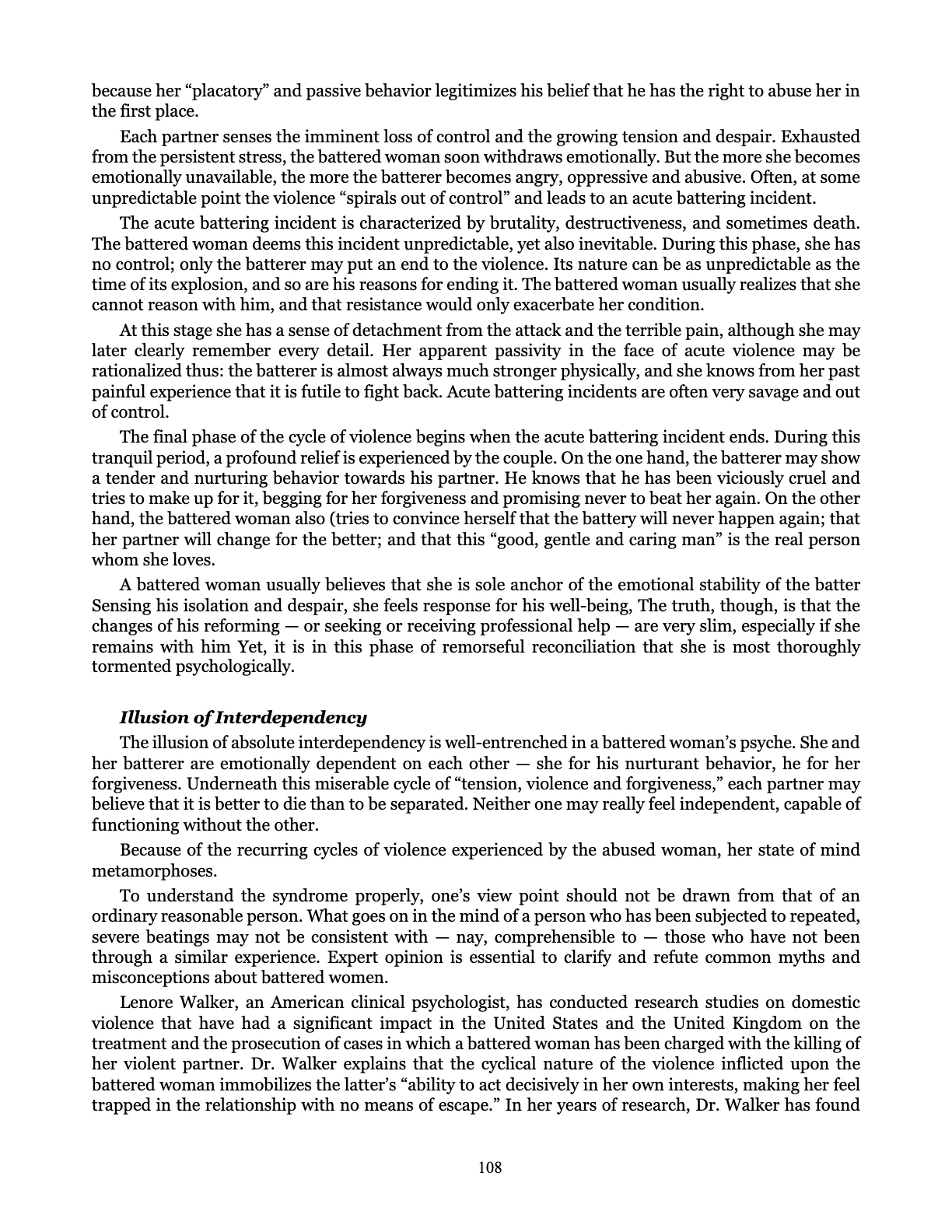 Leveling the Playing Field, page 108