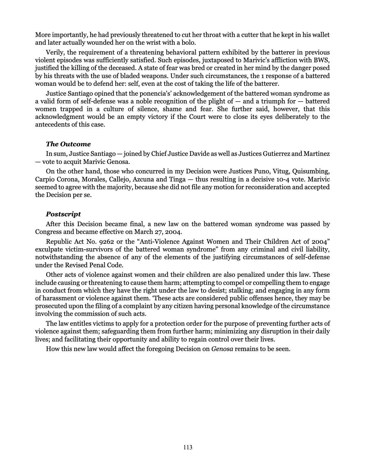 Leveling the Playing Field, page 113