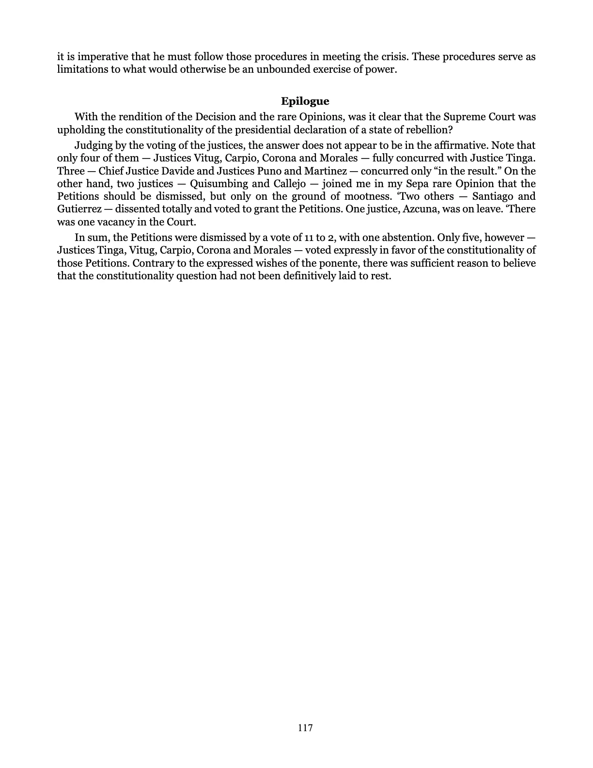 Leveling the Playing Field, page 117