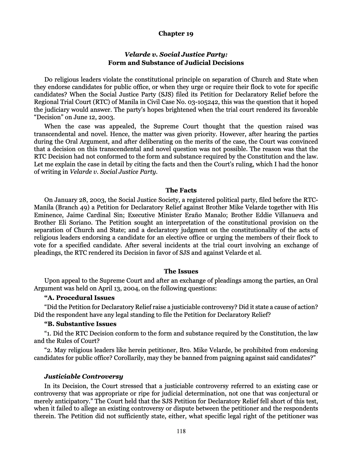 Leveling the Playing Field, page 118