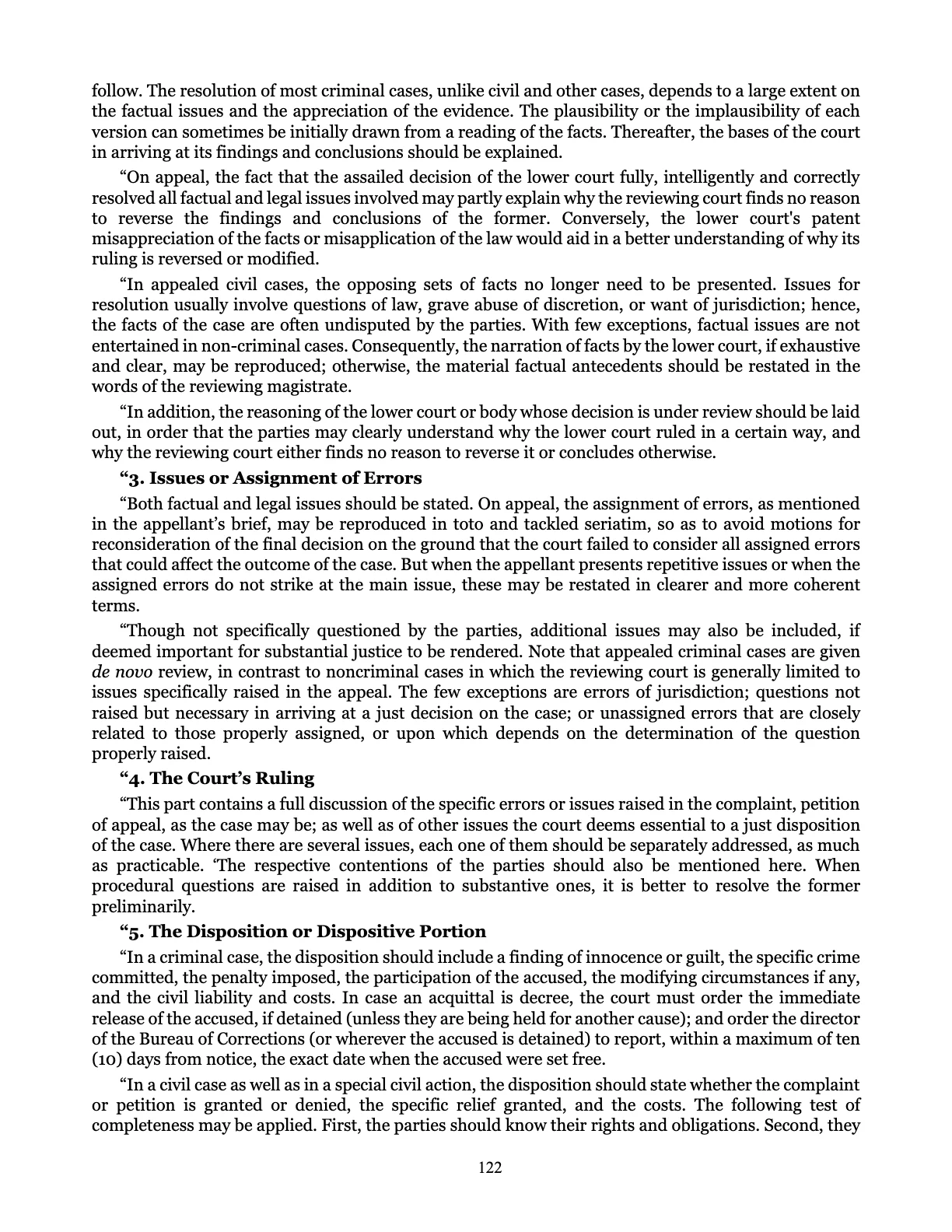 Leveling the Playing Field, page 122