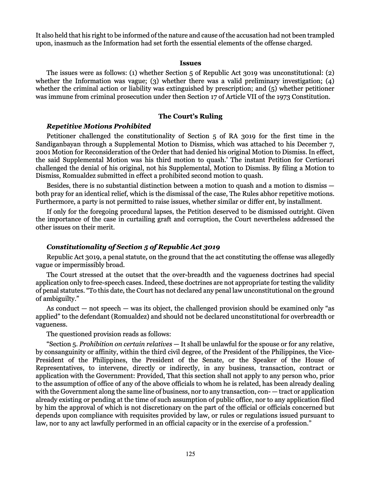 Leveling the Playing Field, page 125