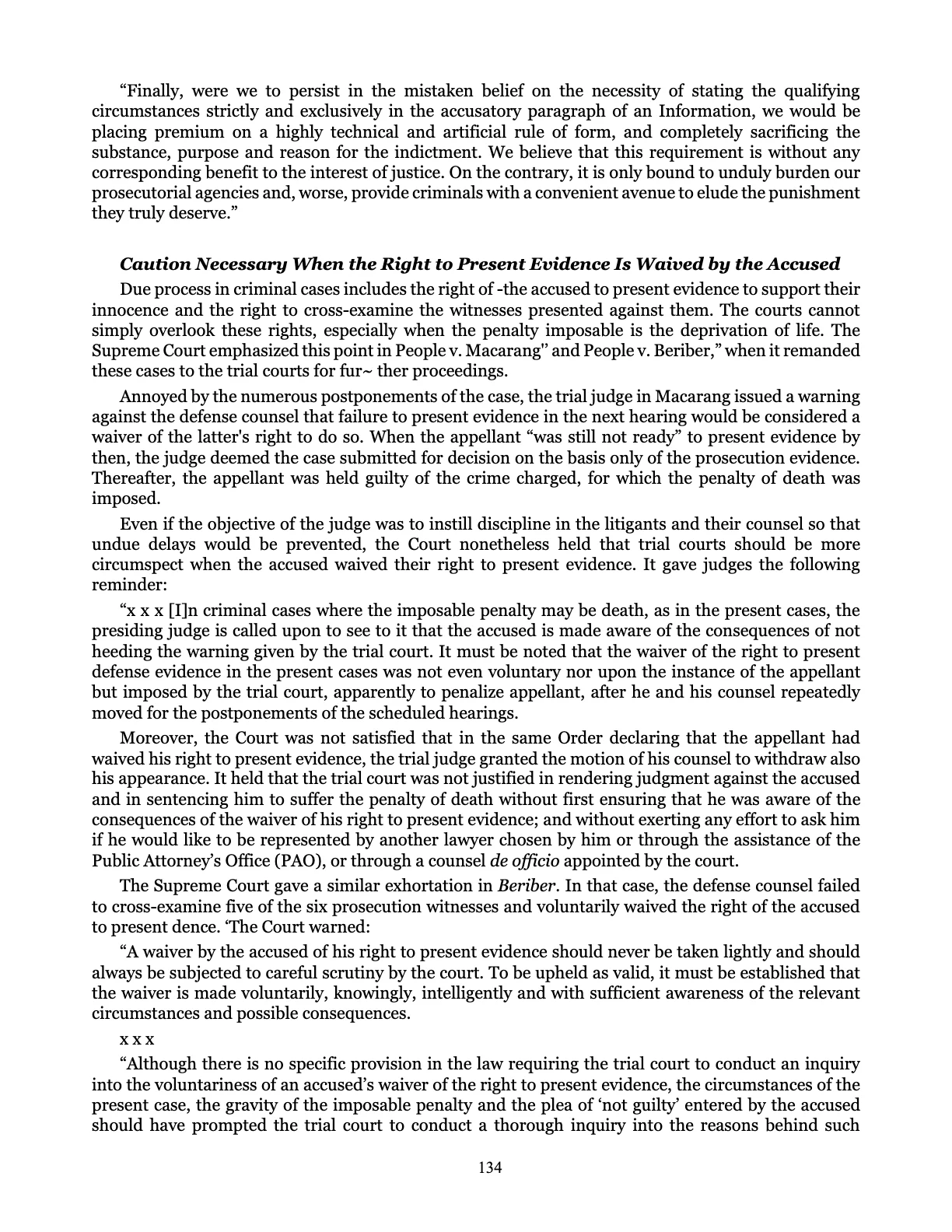 Leveling the Playing Field, page 134