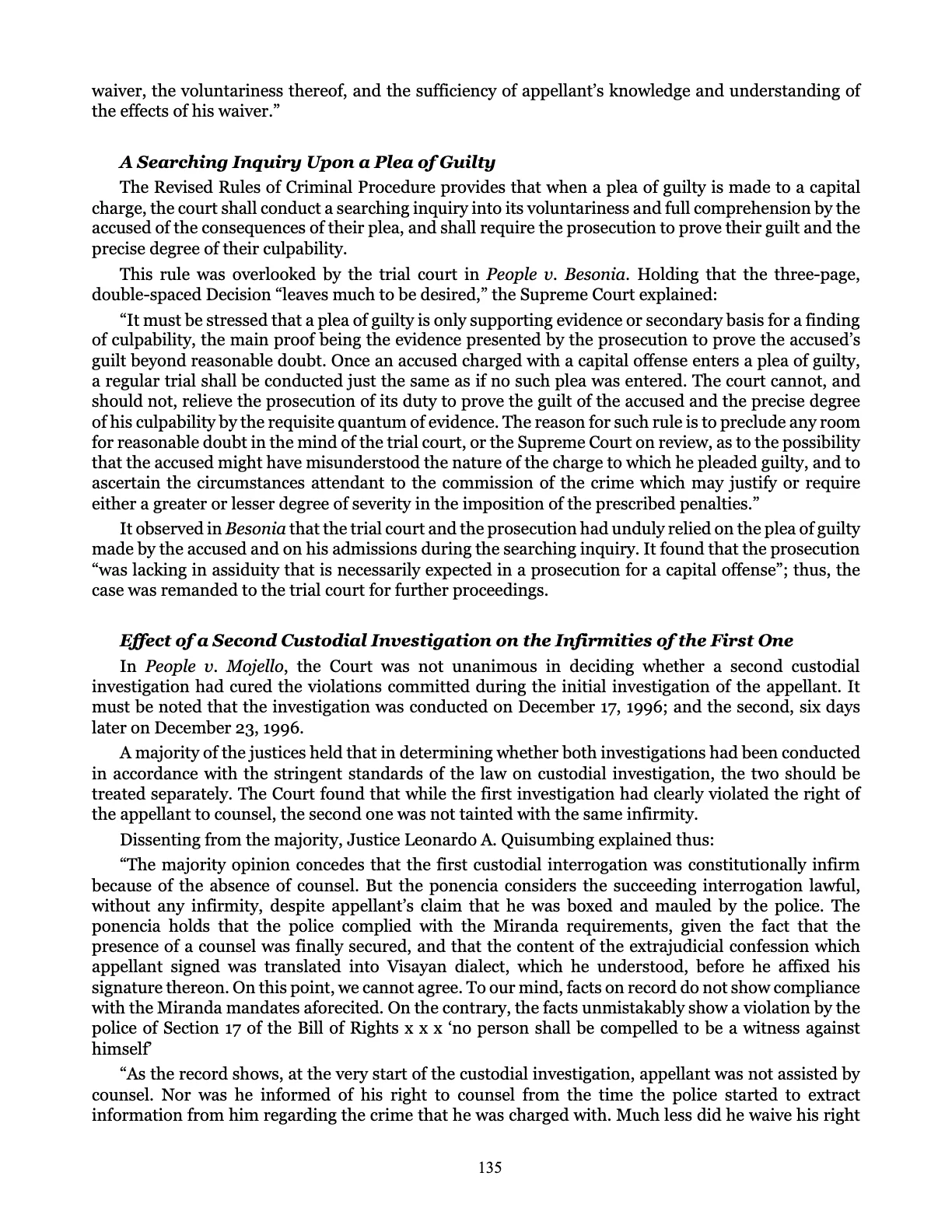 Leveling the Playing Field, page 135