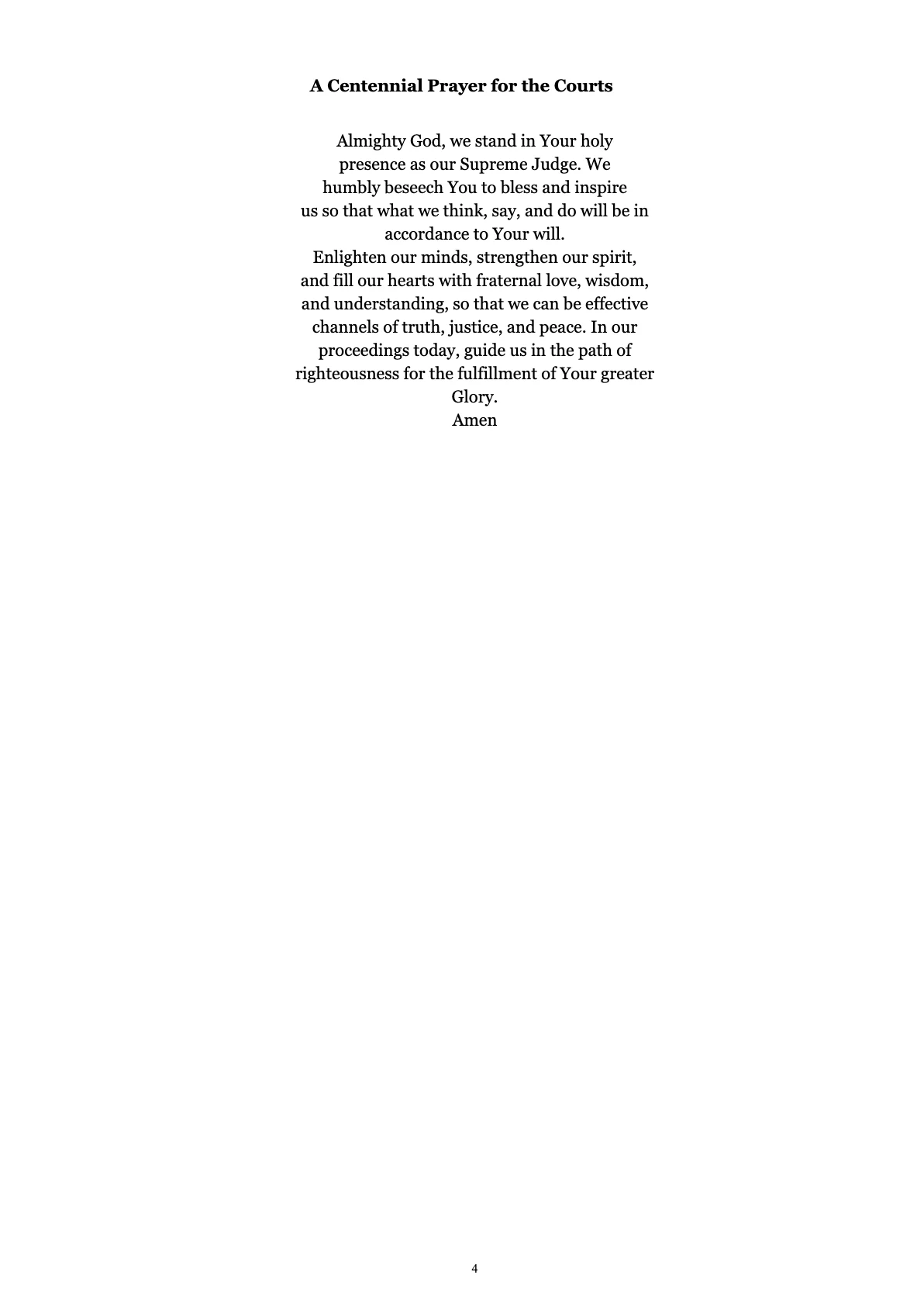 A Centenary of Justice, page 4
