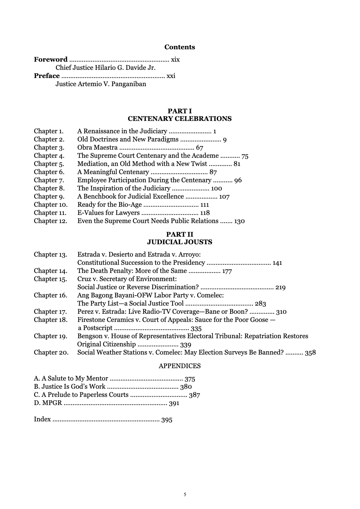 A Centenary of Justice, page 5