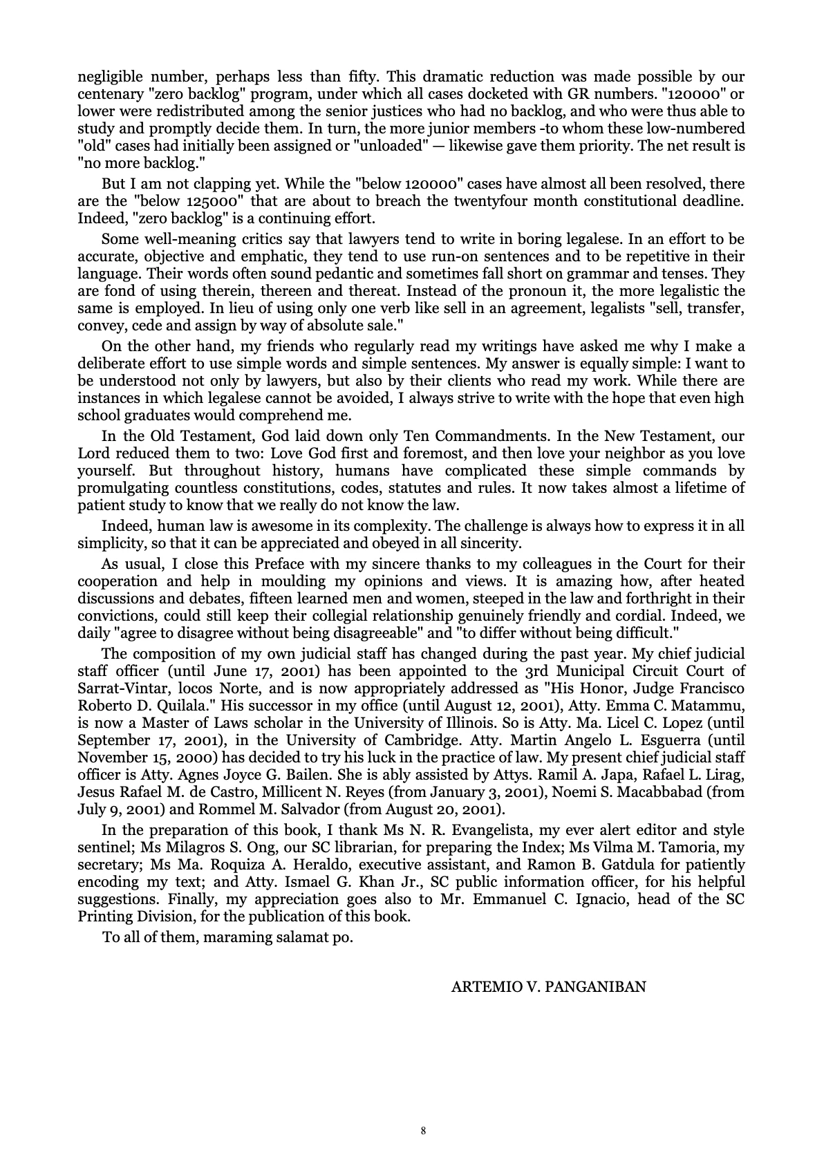 A Centenary of Justice, page 8