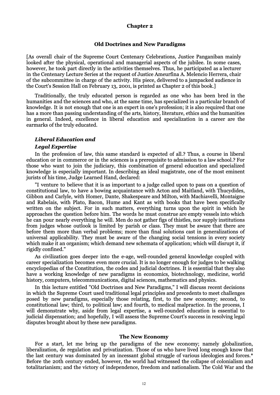A Centenary of Justice, page 12