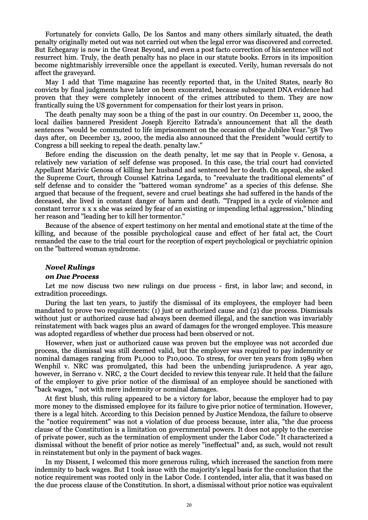 A Centenary of Justice, page 20