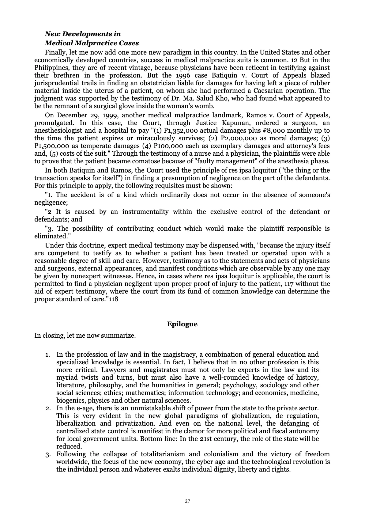 A Centenary of Justice, page 27
