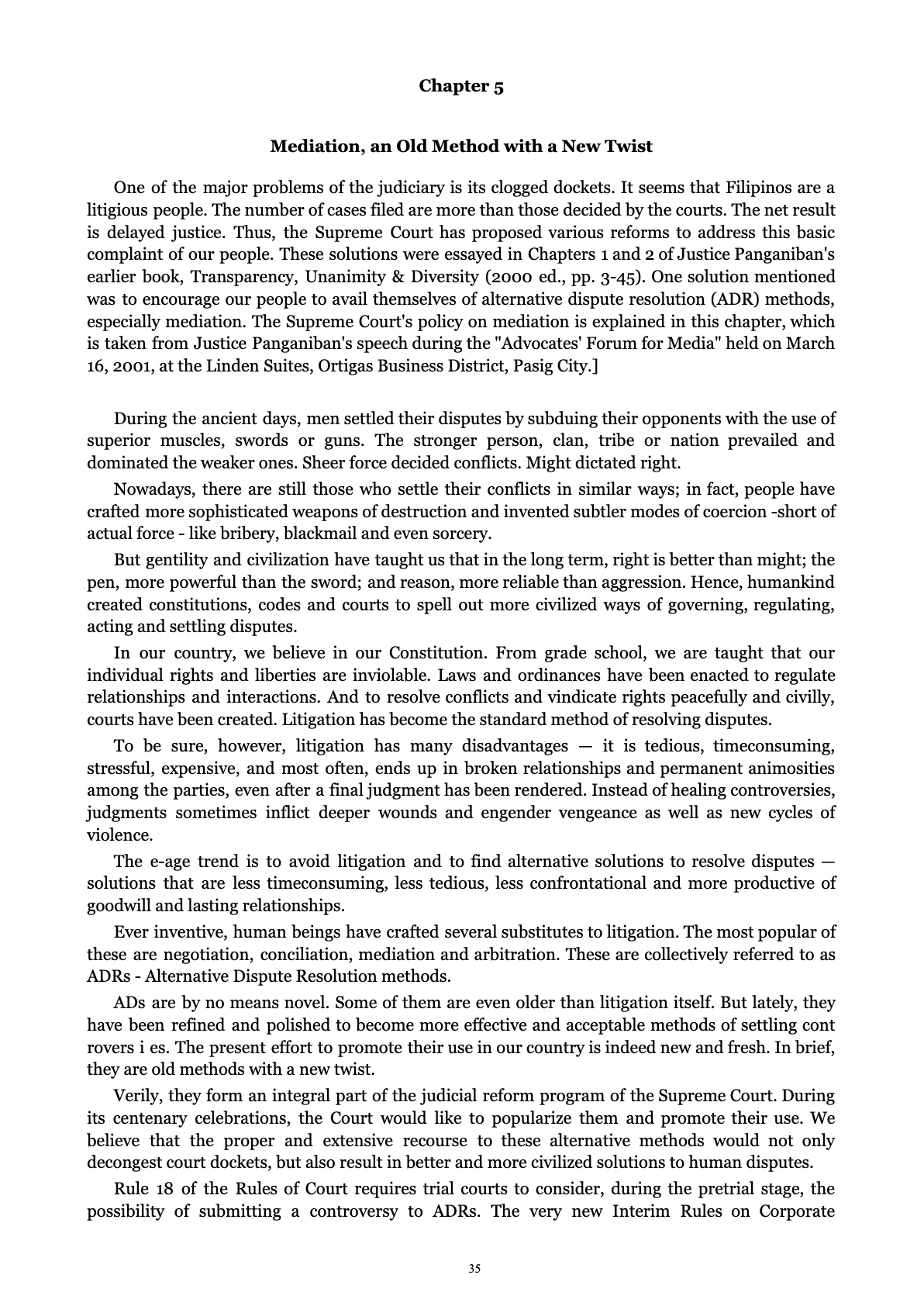 A Centenary of Justice, page 35