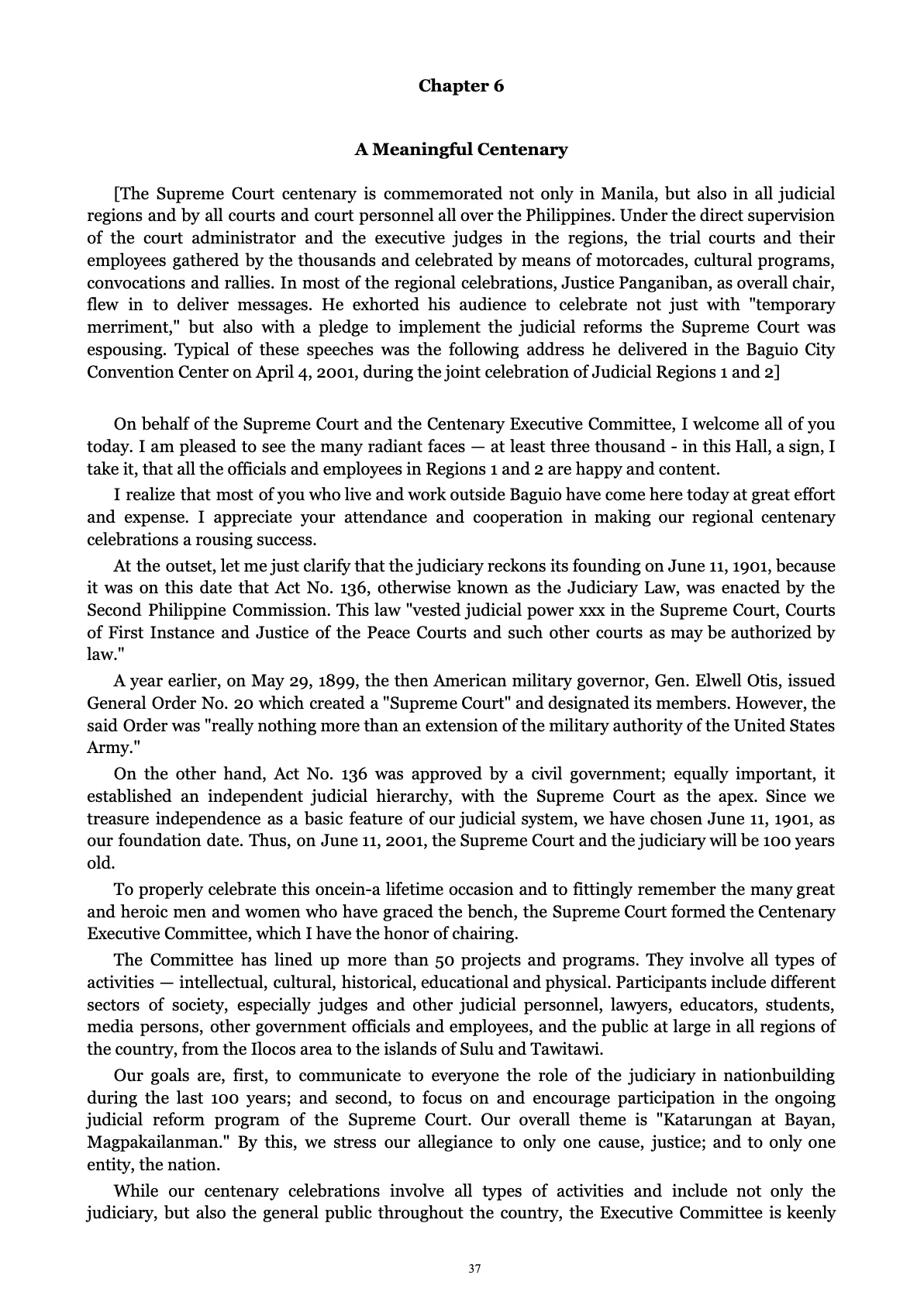 A Centenary of Justice, page 37
