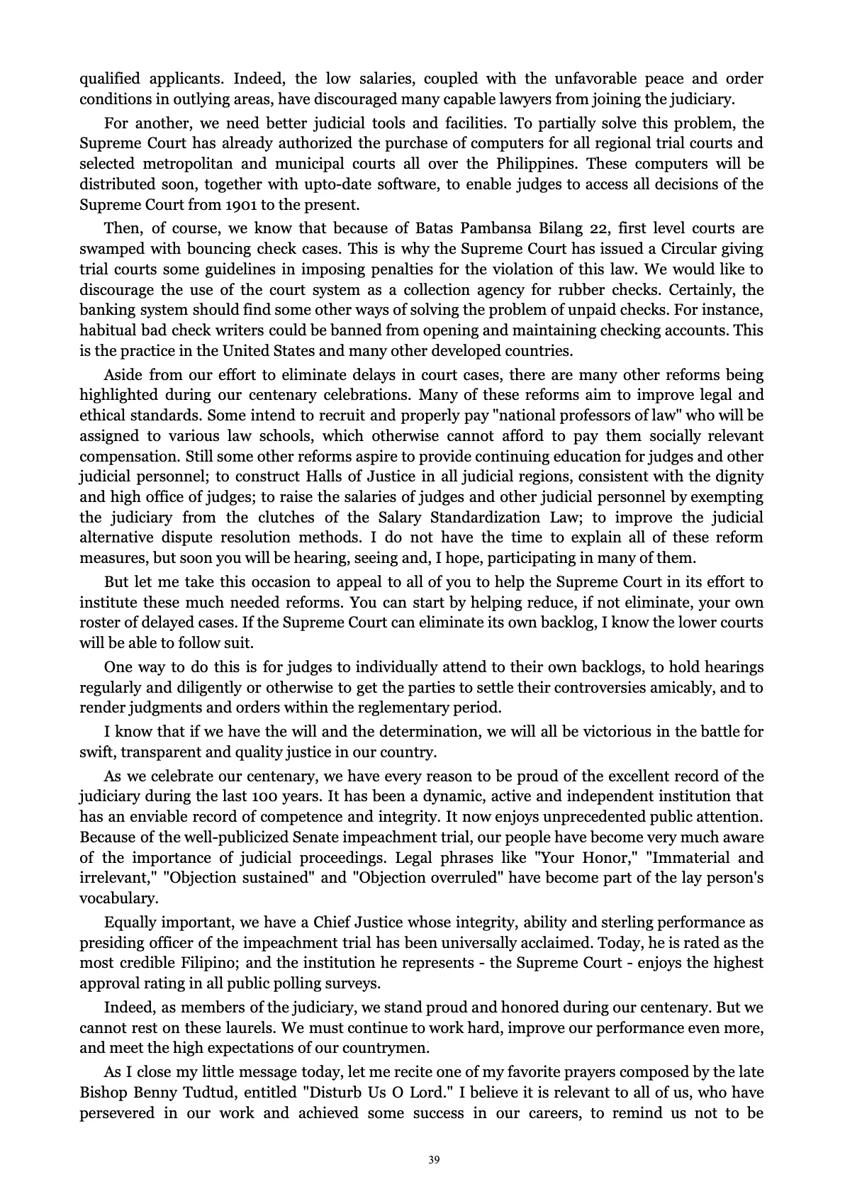 A Centenary of Justice, page 39