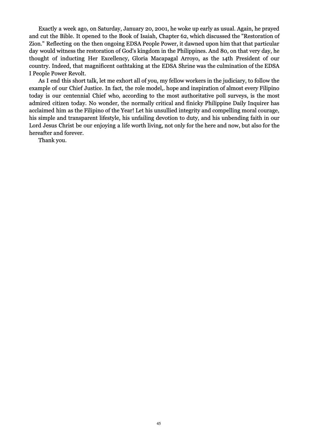 A Centenary of Justice, page 45