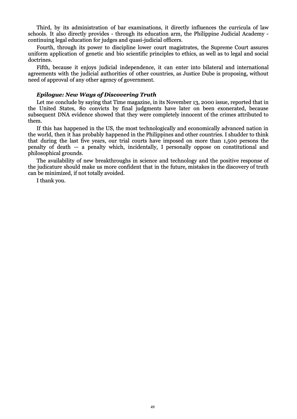 A Centenary of Justice, page 49