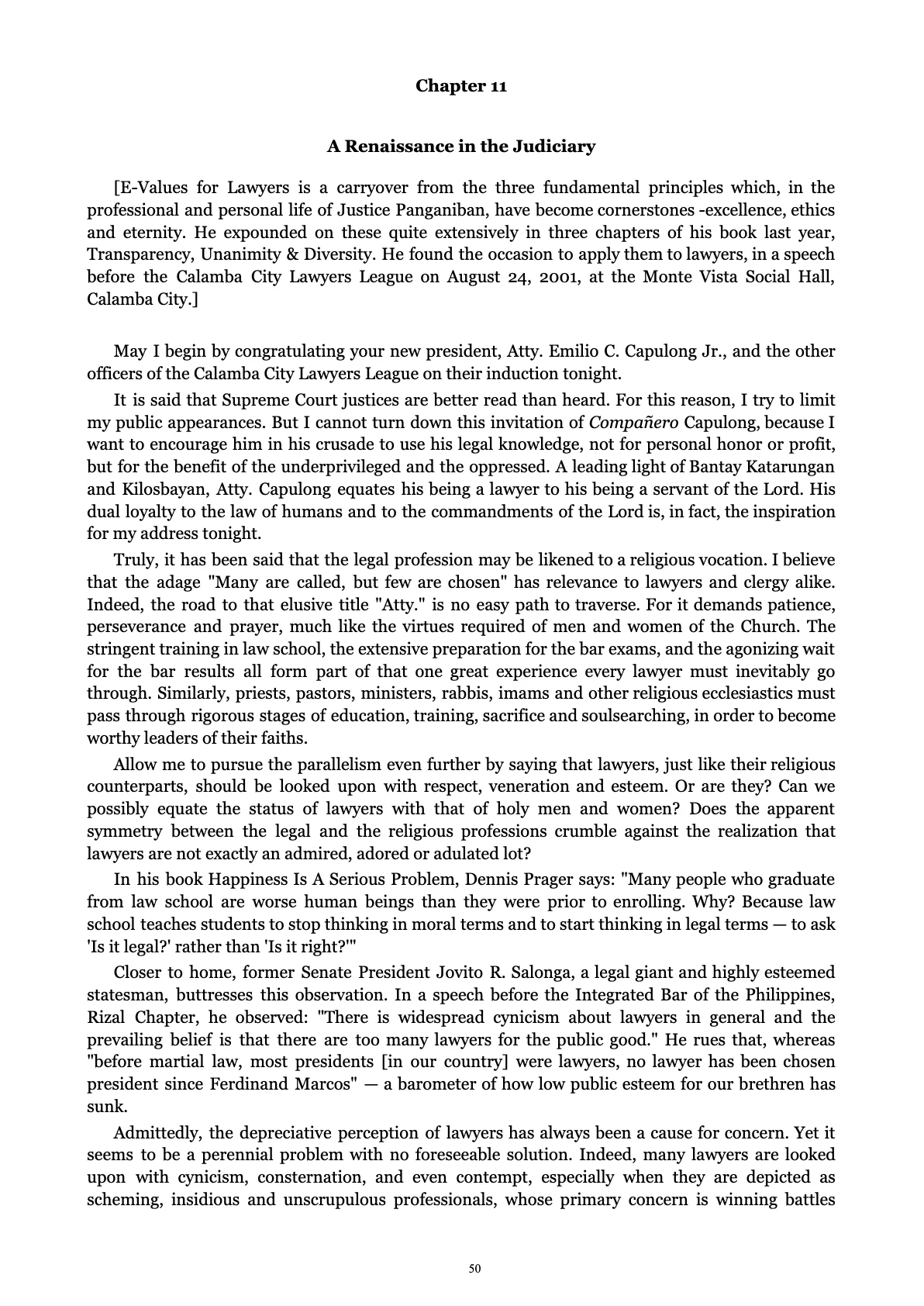 A Centenary of Justice, page 50