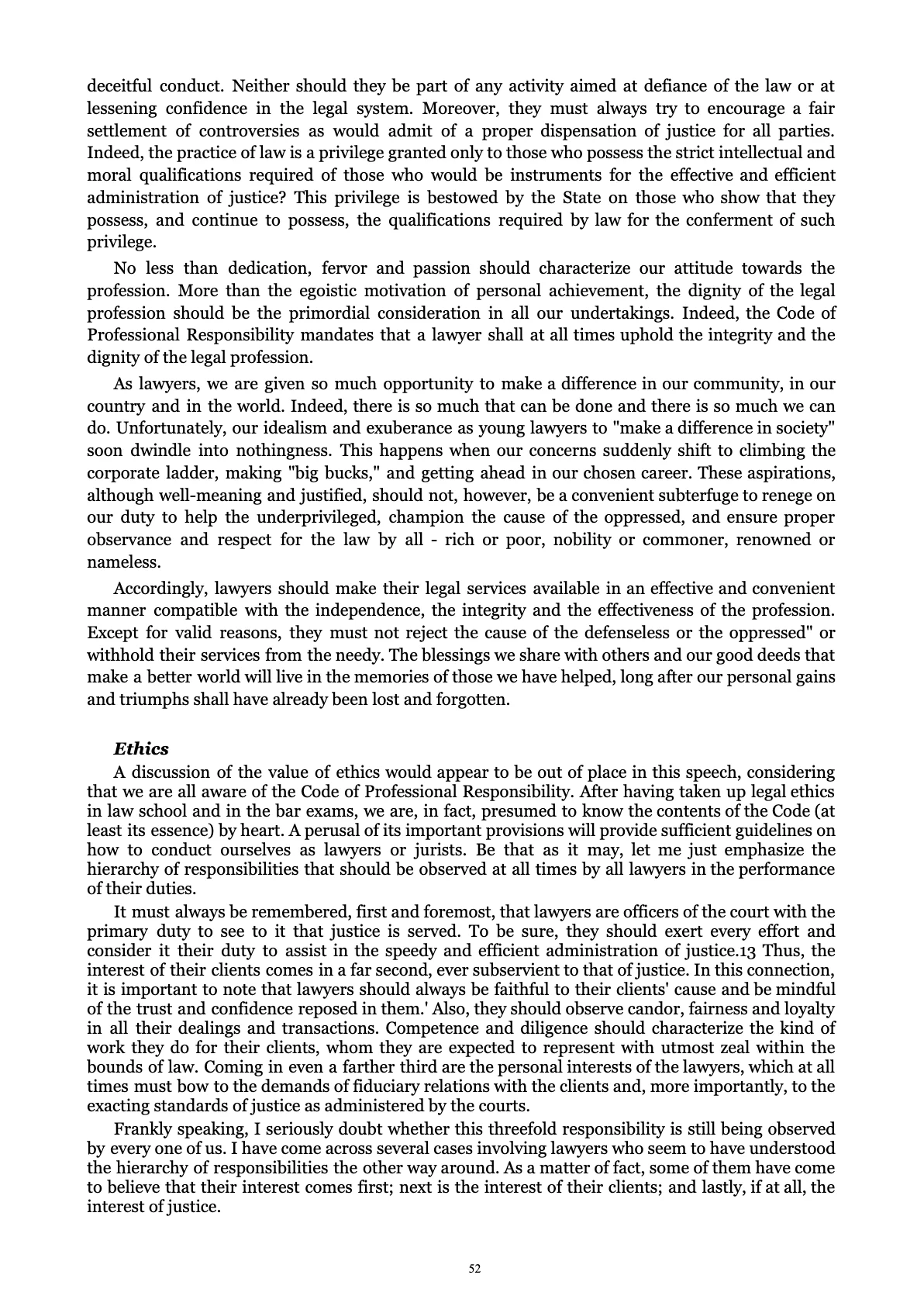 A Centenary of Justice, page 52