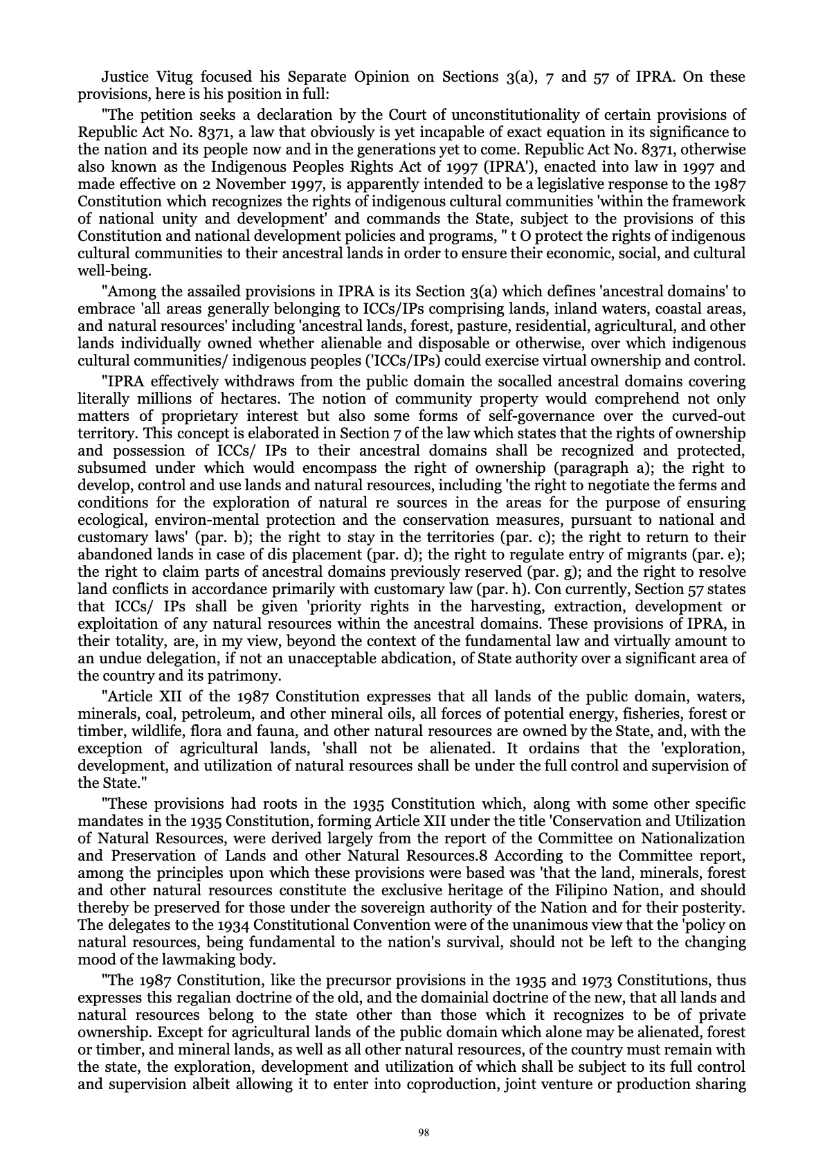 A Centenary of Justice, page 98