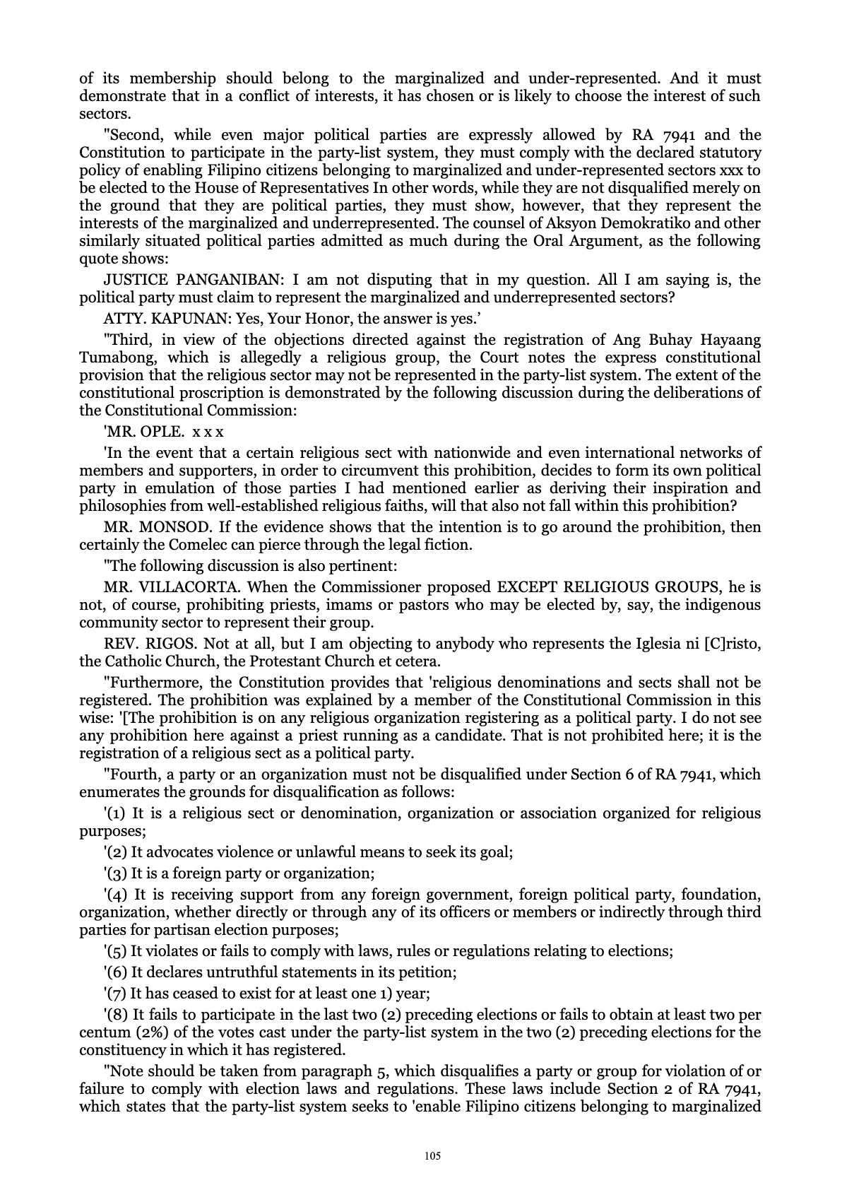 A Centenary of Justice, page 105