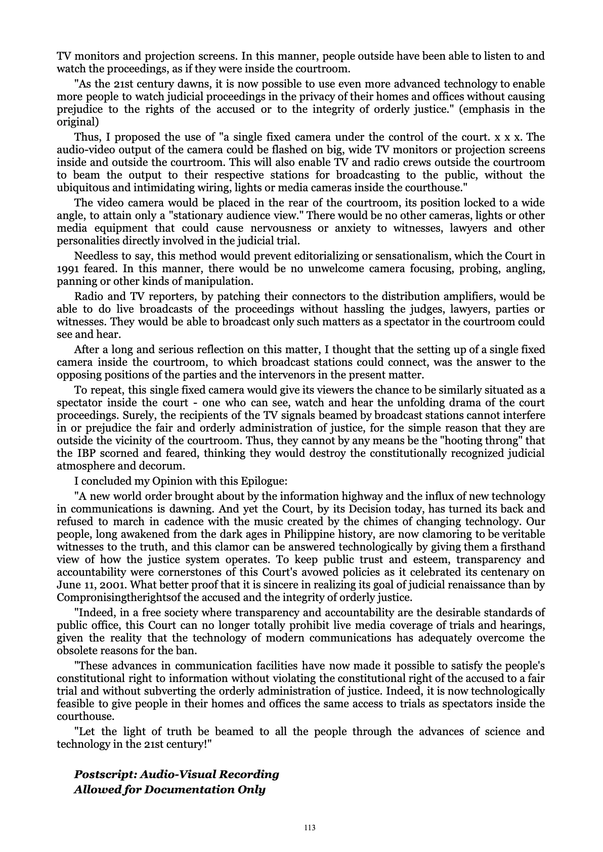 A Centenary of Justice, page 113