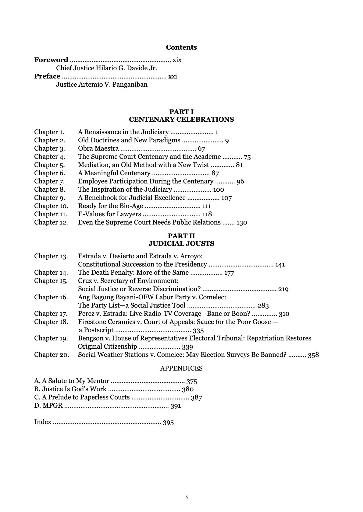 A Centenary of Justice, page 5