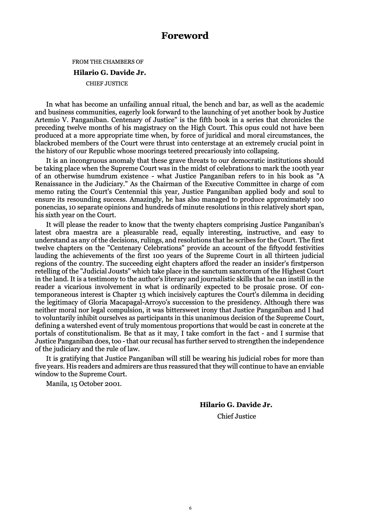 A Centenary of Justice, page 6