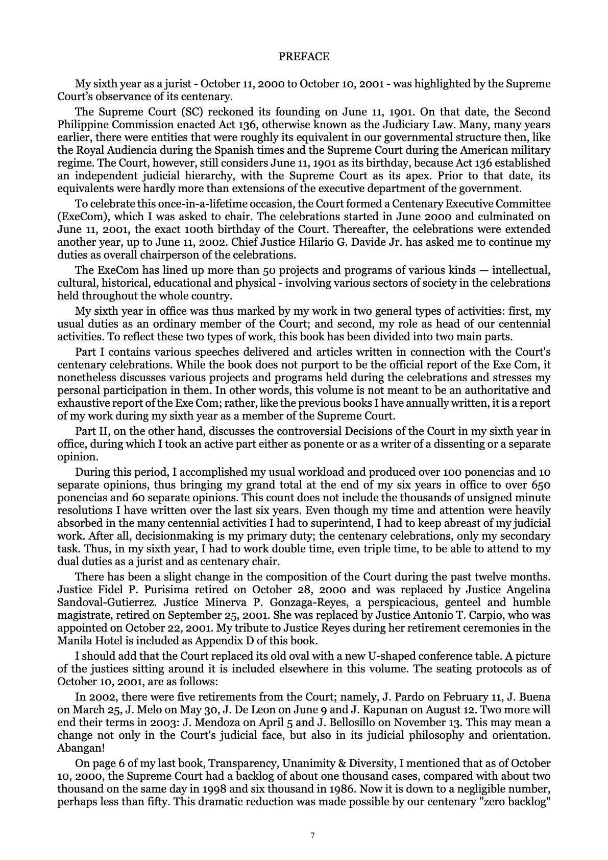 A Centenary of Justice, page 7
