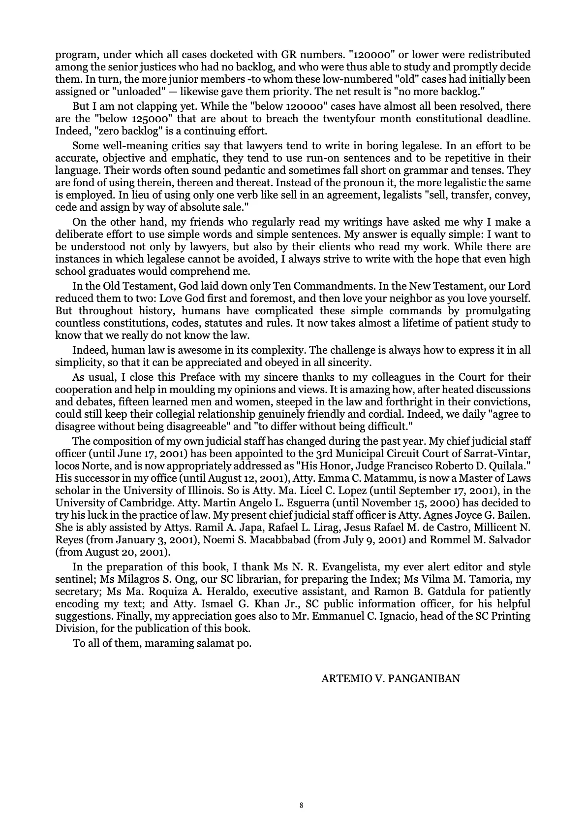 A Centenary of Justice, page 8
