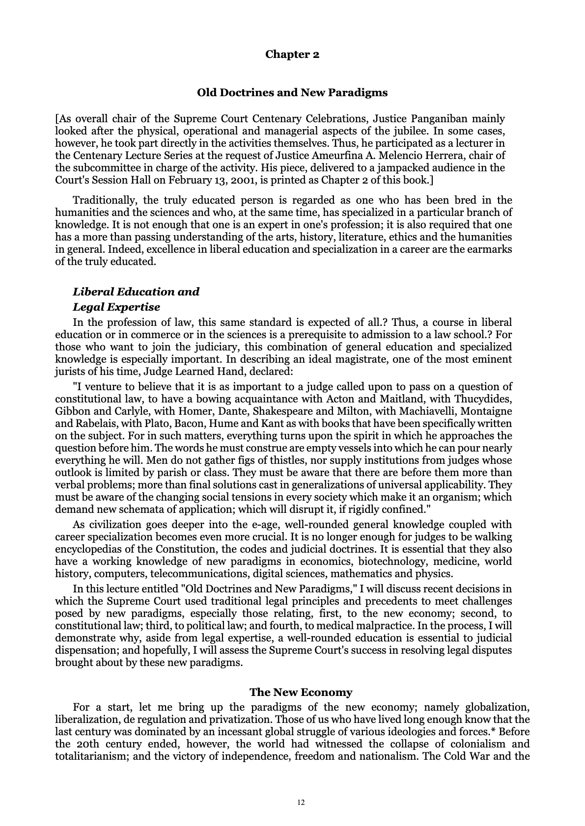 A Centenary of Justice, page 12