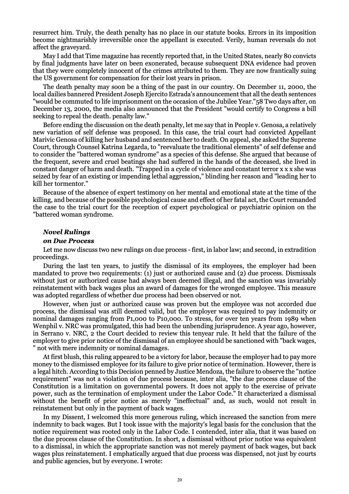 A Centenary of Justice, page 20