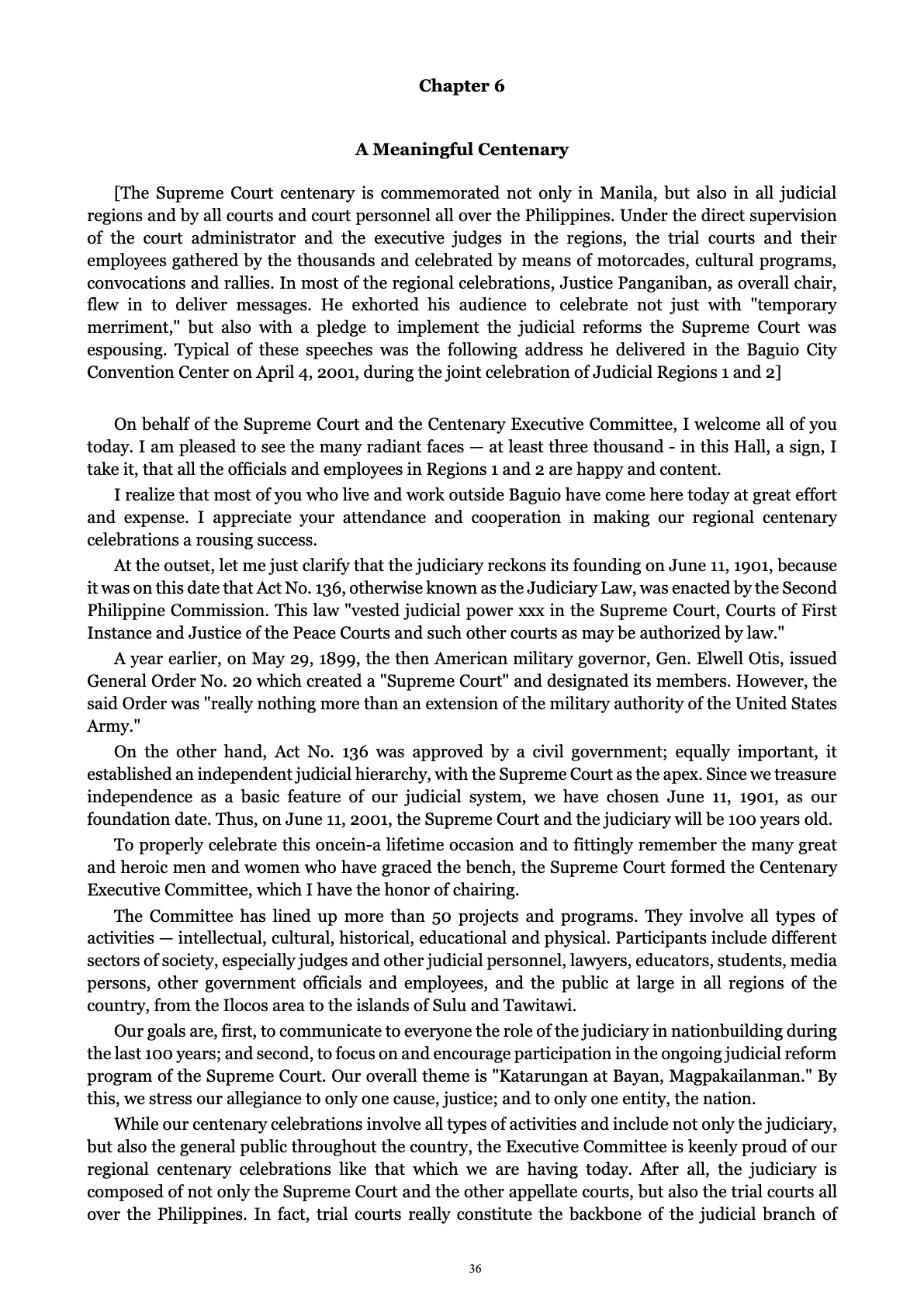 A Centenary of Justice, page 36