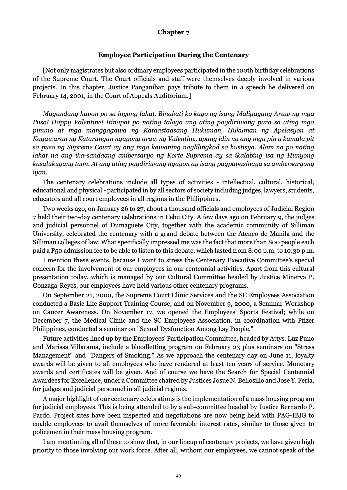 A Centenary of Justice, page 40