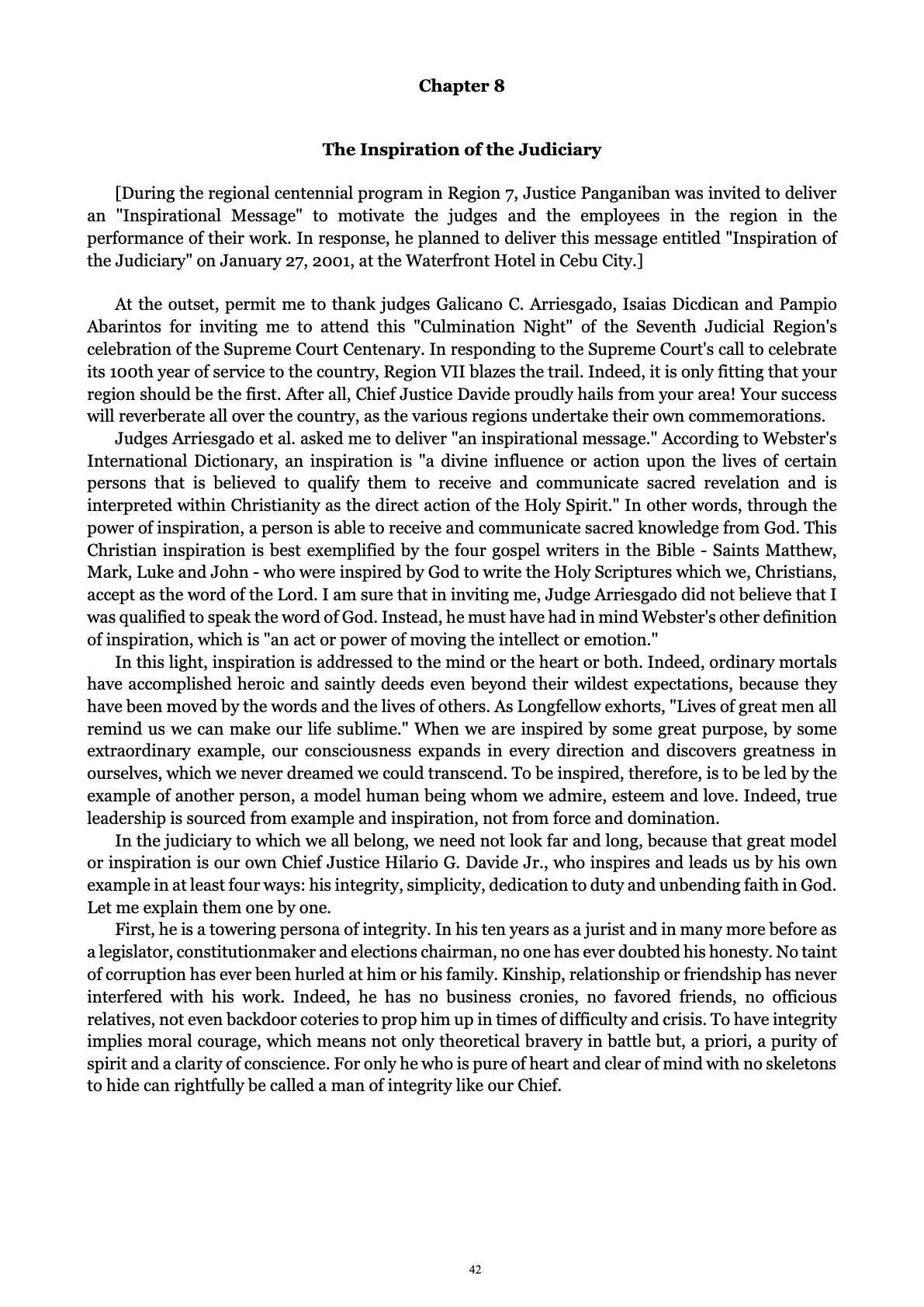 A Centenary of Justice, page 42