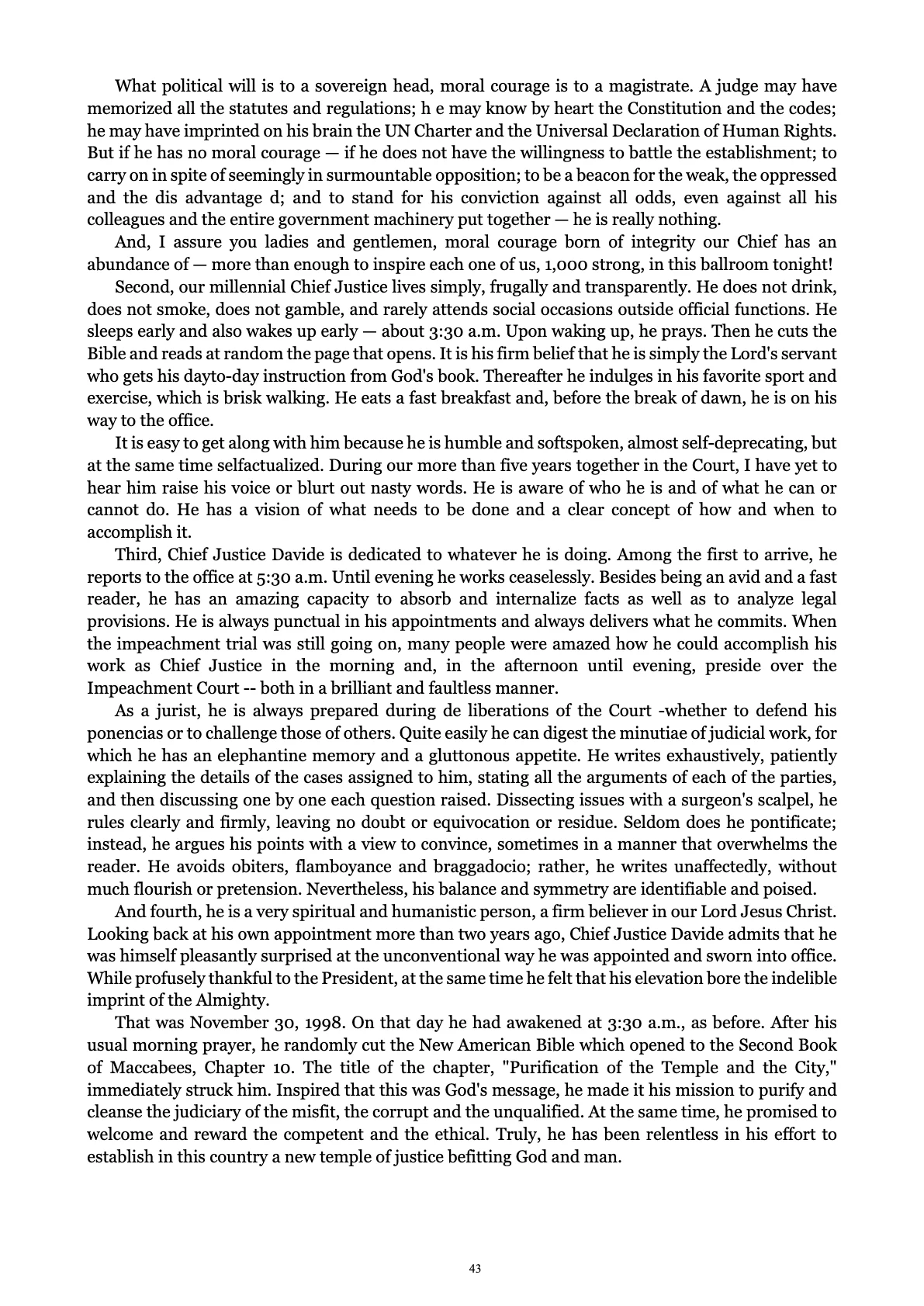 A Centenary of Justice, page 43