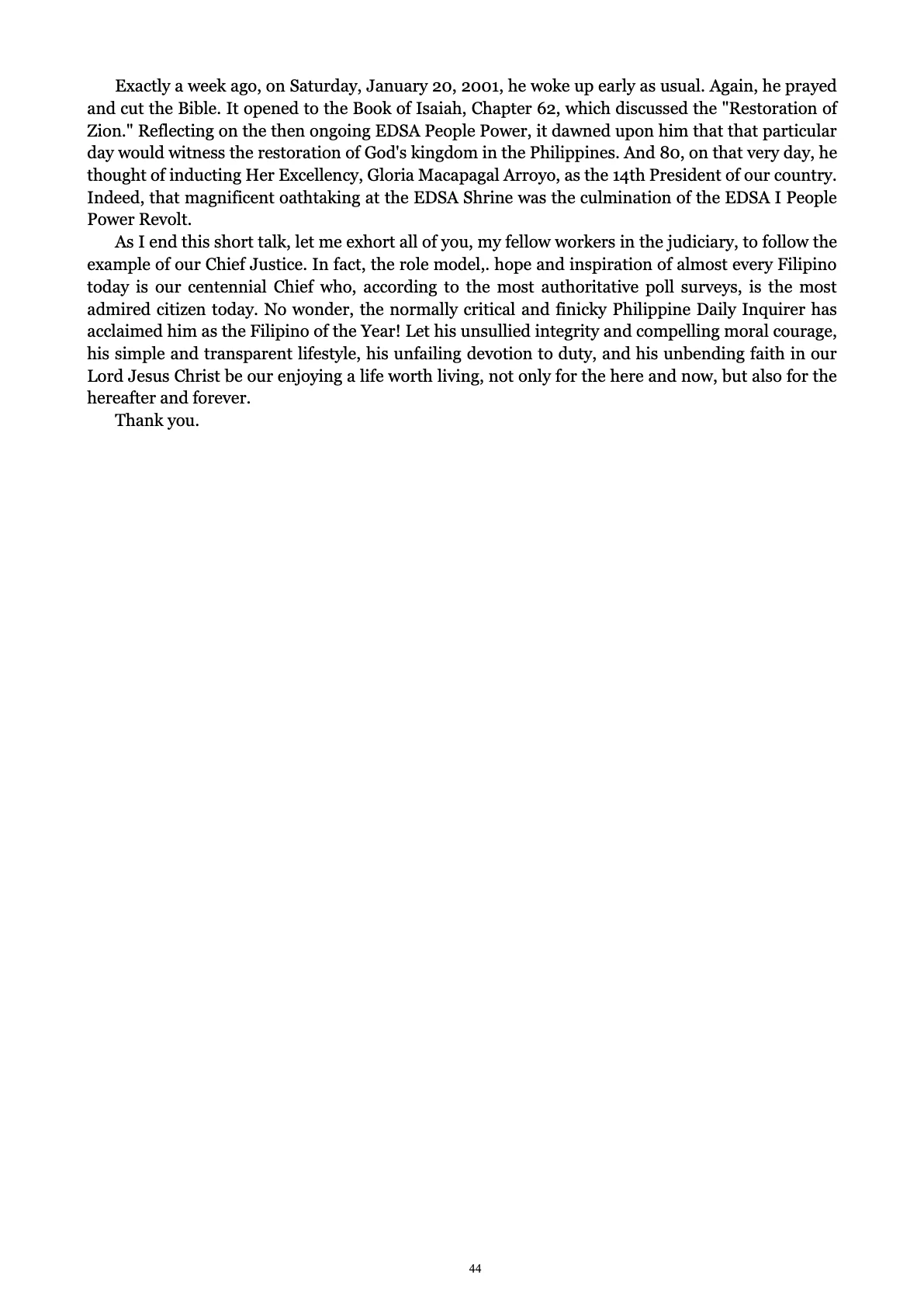 A Centenary of Justice, page 44
