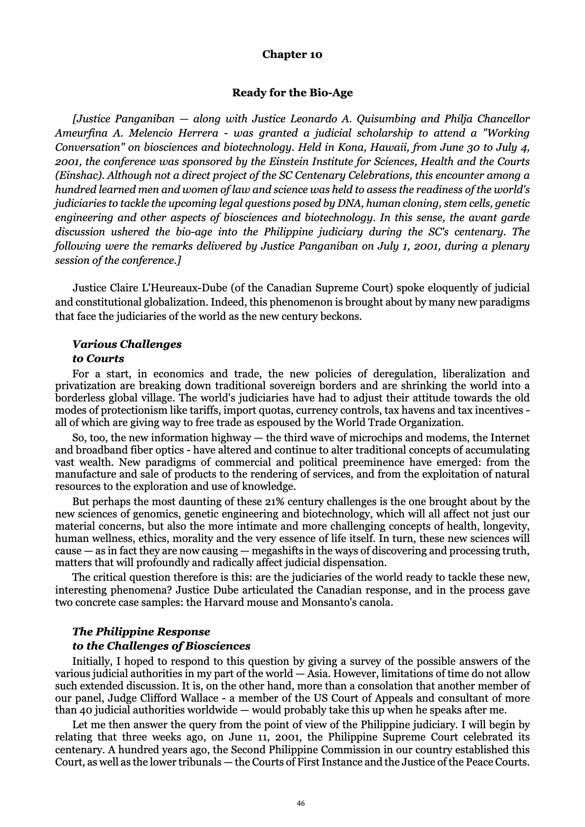 A Centenary of Justice, page 46