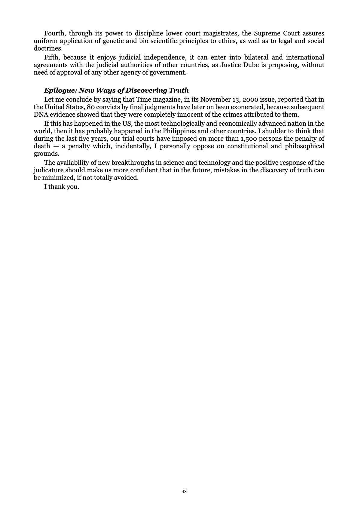 A Centenary of Justice, page 48