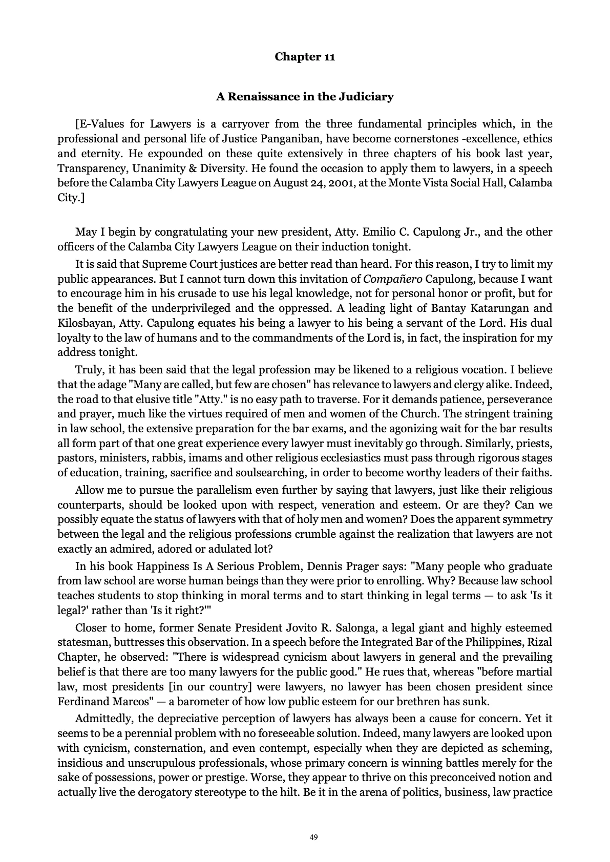 A Centenary of Justice, page 49