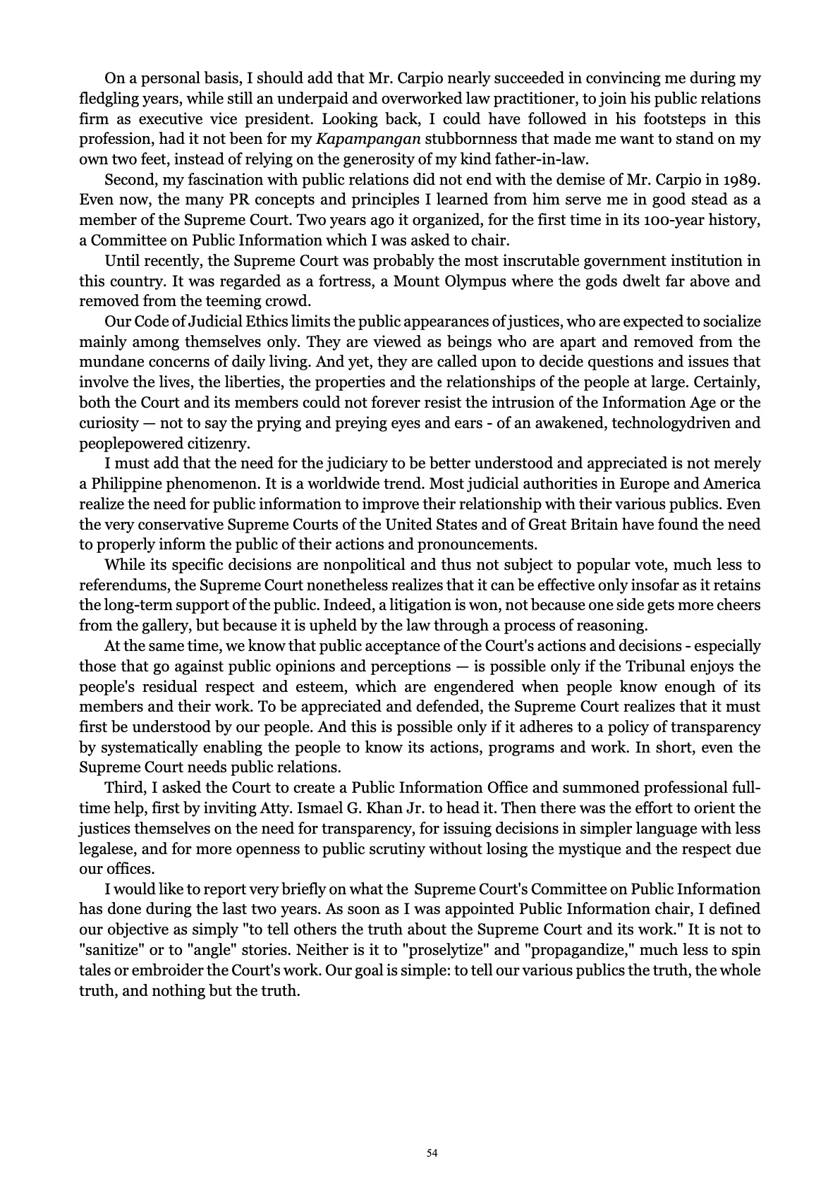 A Centenary of Justice, page 54