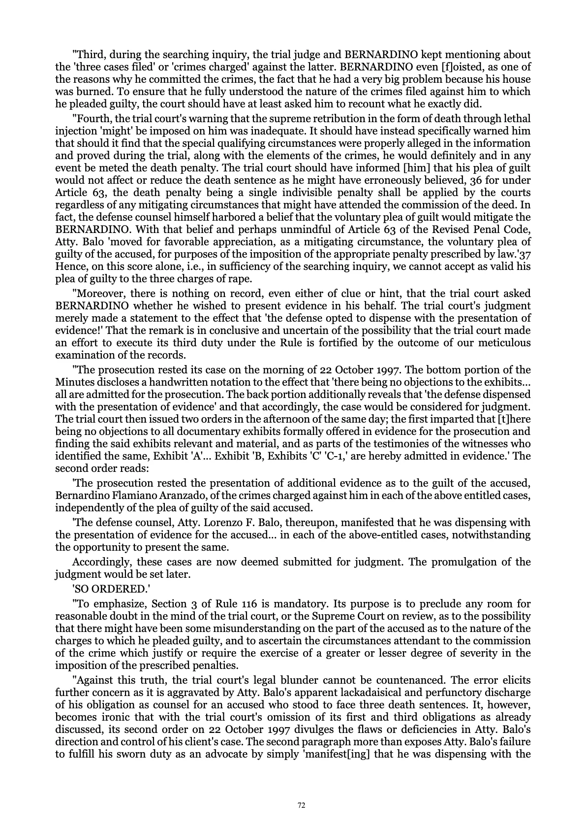 A Centenary of Justice, page 72