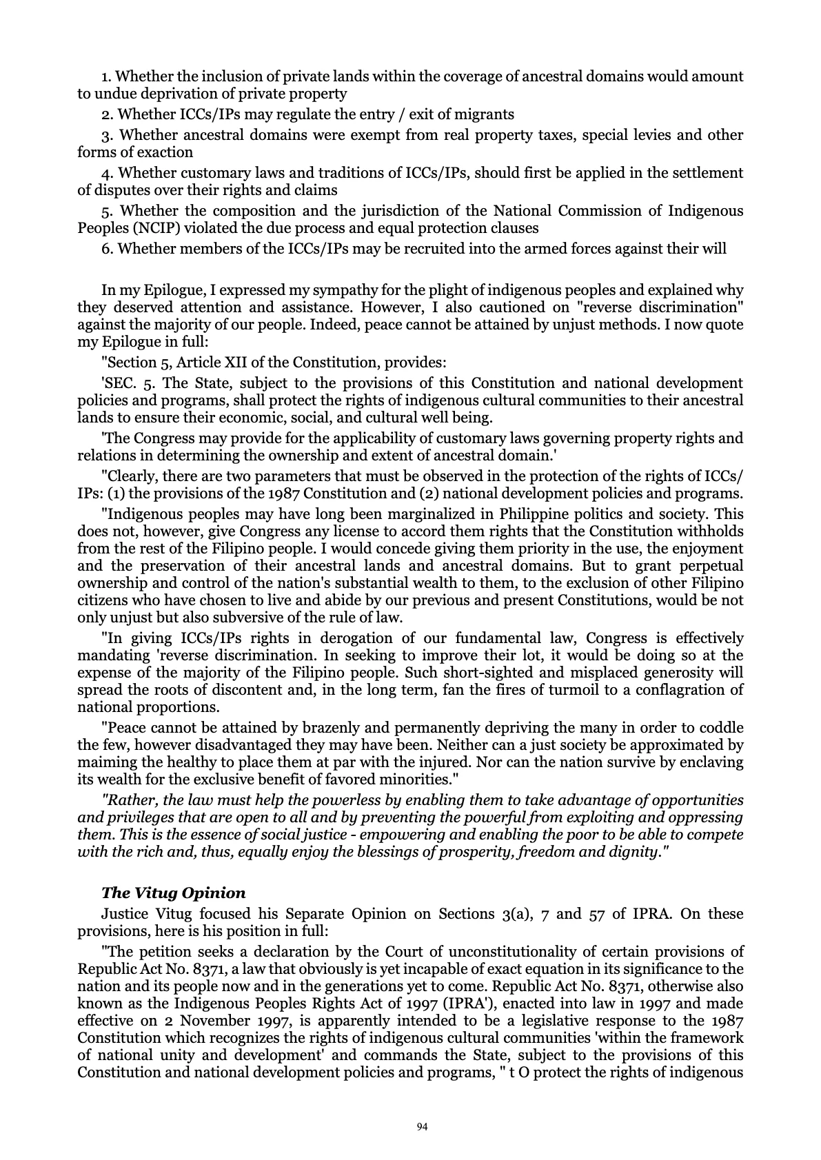 A Centenary of Justice, page 94