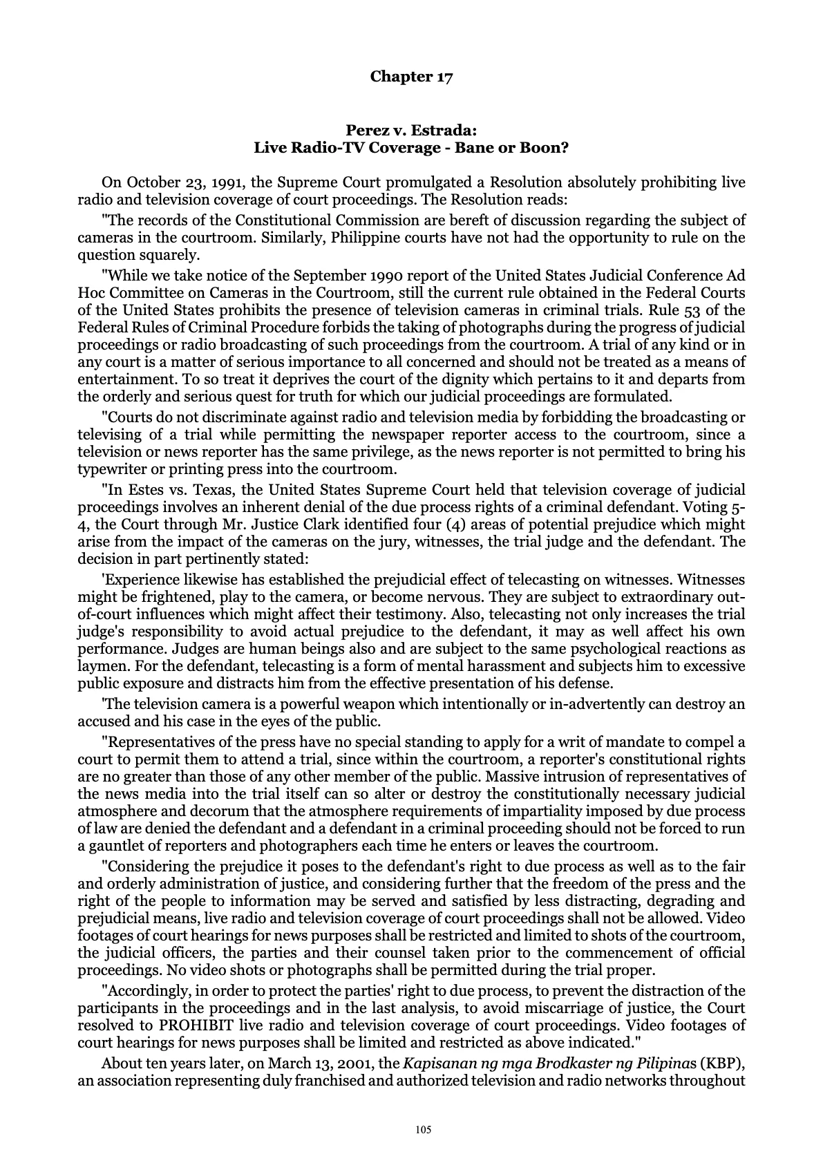 A Centenary of Justice, page 105