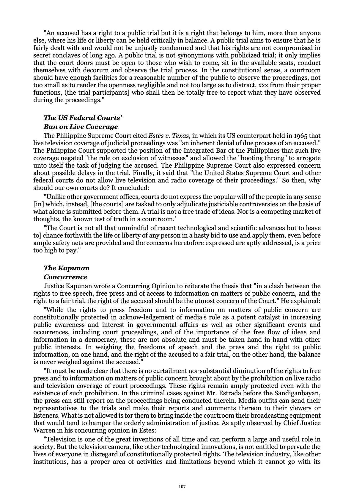 A Centenary of Justice, page 107