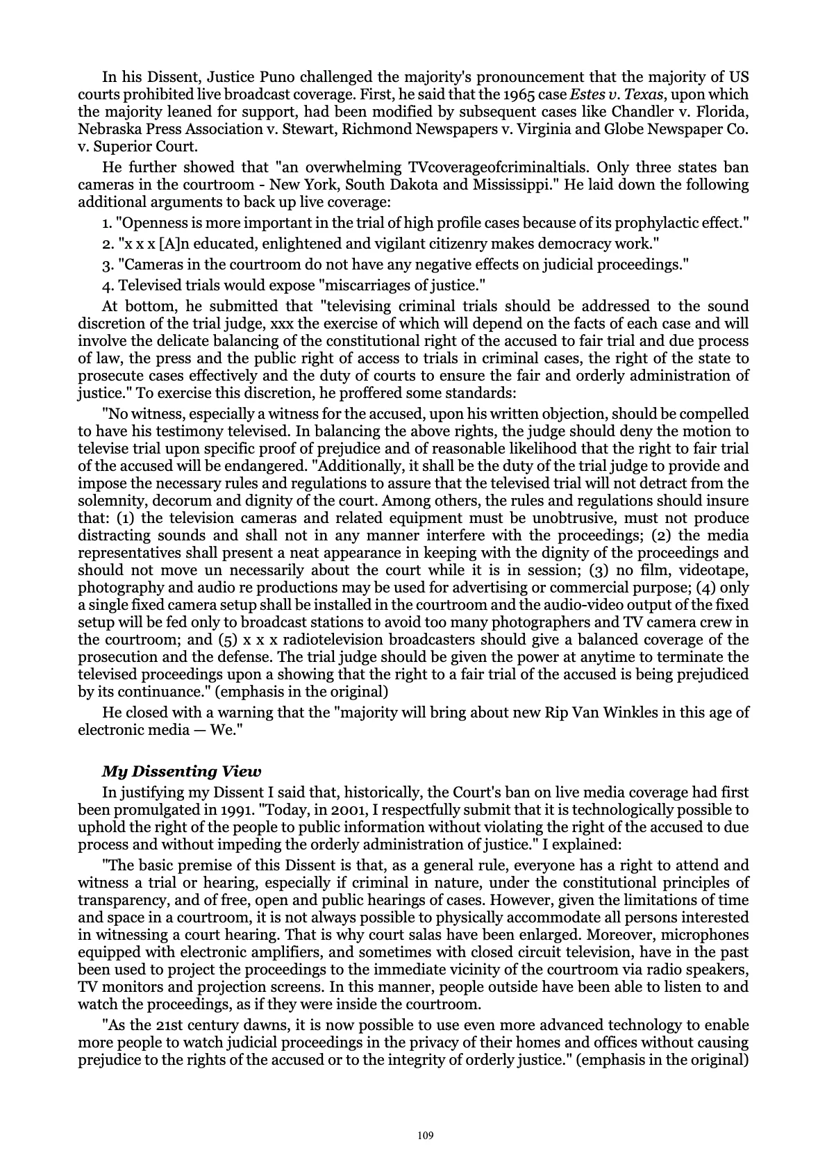 A Centenary of Justice, page 109