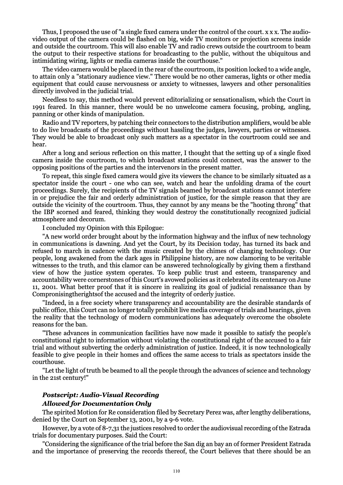 A Centenary of Justice, page 110